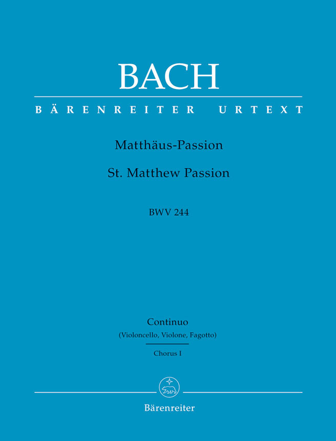 Cover Matthäus-Passion