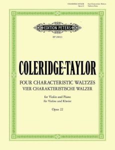 S. Coleridge-Taylor: 4 Charakteristische Walzer op. 22