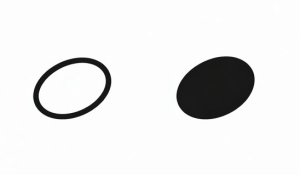 Gefüllte Note und leere Note