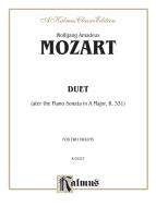 Duet (after the Piano Sonata in A Major, K. 331) (Violin II) 