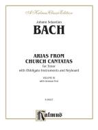 Arias from Church Cantatas for Tenor Vol. 3 
