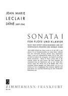 Sonata I e-Moll 