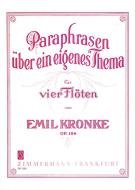 Paraphrasen über ein eigenes Thema op. 184 