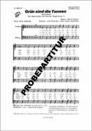 Grün sind die Tannen 