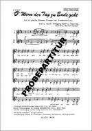 Wenn der Tag zu Ende geht 