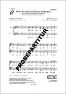 Wenn die Sonne erwacht in den Bergen 