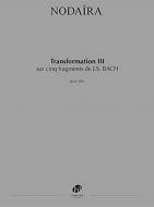Transformation III sur cinq fragments de J.S. Bach 