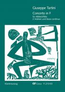 Concertino in F-Dur für Blockflöte und Streicher 