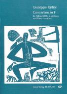 Concertino in F-Dur für Blockflöte und Streicher 