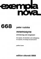 Mnemosyne für Sopran, 18 Streicher und Schlagzeug 