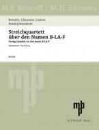 Streichquartett über den Namen B-La-F Download