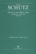 Das ist je gewisslich wahr SWV388 Standard