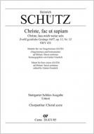 Christe fac, ut sapiam SWV431 Standard