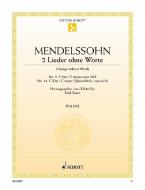 Lieder ohne Worte op. 30/3 und 67/4 Download