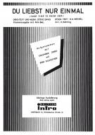 Du liebst nur einmal (Take Time To Know Her) 