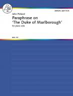 Pharaphrase on 'The Duke of Marlborough' 