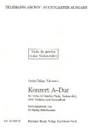 Konzert in A-Dur für Viola da Gambe 