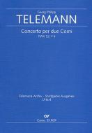 Concerto per due Corni in F-Dur TWV52 