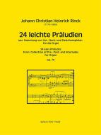 24 leichte Präludien op. 74 