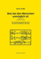 Was bei den Menschen unmöglich ist 