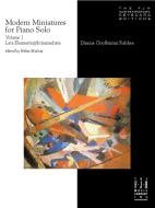 Modern Miniatures for Piano Solo 1 
