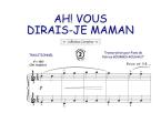 Ah vous dirai-je maman 