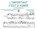 L'important c'est d'aimer 