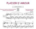 Plaisir d'amour 