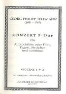Konzert F-Dur TWV 52:F1 