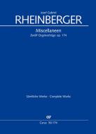 Miscellaneen. Zwölf Orgelvorträge 