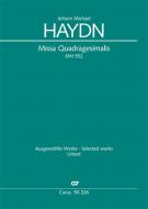 Missa Quadragesimalis MH552 