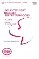 Like As the Hart Desireth the Waterbrooks 