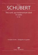 Tres sunt, qui testimonium dant in coelo D181 