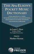 The New Elson's Pocket Music Dictionary 