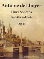 3 Sonatas for Guitar and Violin 