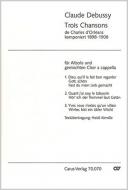 Trois Chansons für Alt-Solo und gemischten Chor a cappella Standard