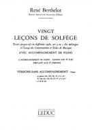 20 Lecons de Solfege C 