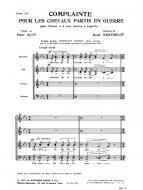 Complainte pour Les Chevaux 