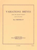 Variations Breves Sur Un Chant Scout 