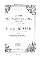 12 Vocalises Etudes Melodiques 