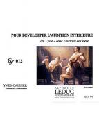 Pour Developper L'audition Interieure 