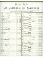 Classique Saxophone Mib N0021 