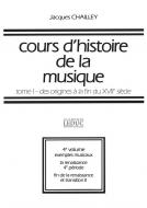 Cours d'Histoire da la Musique Tome 1 Vol.4 