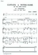 Cantate A Notre-Dame PJ340 