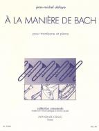 A La Maniere De Bach 