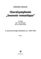 Choralsymphonie 'Souvenir romantique' op. 14 