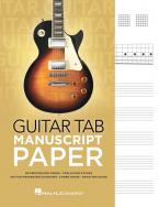 Guitar Tab Manuscript Paper 