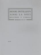 Ainsi La Nuit 
