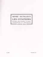 Henri Dutilleux: Les Citations 