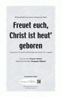 Freuet euch, Christ ist heut geboren 